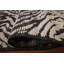 Tapis marocain noir et ivoire All-Over 8 x 10