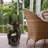 3-Tier Fountain Modern Decorative Polyresin Clay Pot Electric Outdoor Hand Painted Cascading Water Feature