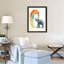 Set Of 2 Colourful Elephant Framed Wall Art – Replaceable Canvas Prints With Solid Wood Picture Frames, Modern Animal Artwork For Living Room And Kids Room 24X32 Inches
