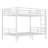 Metal Full XL Over Full XL Bunk Bed for Teens and Adults, Space-Saving, Noise-Reduced, No Box Spring Needed