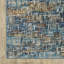 Tapis abstrait bleu / sarcelle / rouille-490522923