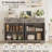 59.3"w Sideboard Buffet With 4 Drawers-107143727