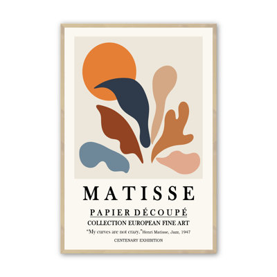 Demari Matisse Cut Out par Line2Form - Cadre photo unique, impression