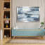 " Clear Water Indigo And Grey Crop " by Silvia Vassileva-88121024