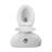 Sheffield 2-Piece 0.8 GPF/1.6 GPF WaterSense Dual Flush Elongated Toilet in White with Slow Close Seat