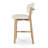 Bar Stool Upholstered Counter Stool with Solid Wood Frame-111814049-111814050