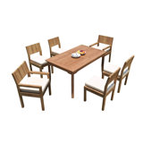 Genebern Outdoor 7 - Piece Teak Dining Set