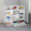 Boîtes de rangement de chaussures transparentes empilables
