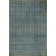 Tapis bleu océan / olive Calvin