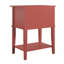 Deonni 56cm W Solid Wood Bedside Table-2044766031