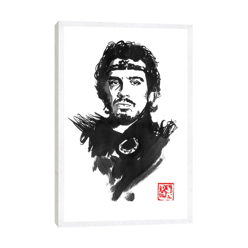 Le Roi Arthur by Péchane - Painting on Canvas, White Framed, 101.6 cm H x 66.04 cm W