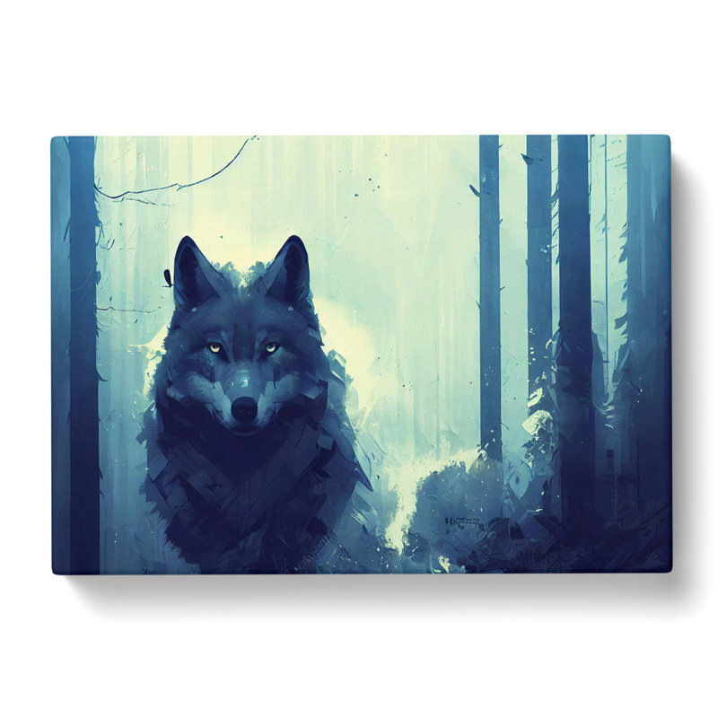 Wolf Art Painting Vol.3 - Wrapped Canvas, 35cm H x 50cm W x 3cm D
