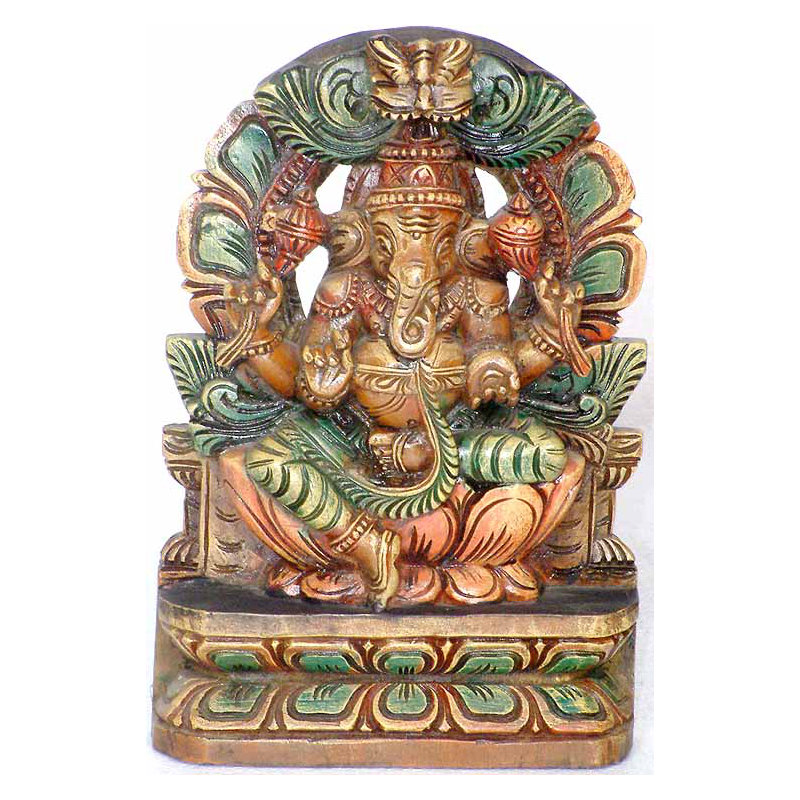 Ganesha assis à Lalitasana