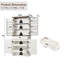 Garde-manger 71,3 po avec 6 tablettes de porte, 2 plateaux de rangement coulissants et 1 tiroir extérieur-873858185