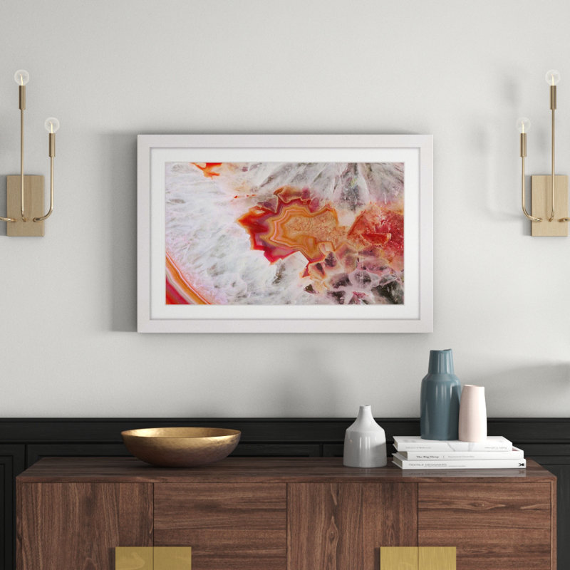 Sand Layers - Single Picture Frame Print, 61cm H x 91cm W x 3.81cm D