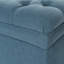 Tissu bleu avec structure de pieds et pieds en bouleau-419376690