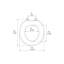 Siège de toilette rond en bois moulé de qualité standard-52097858
