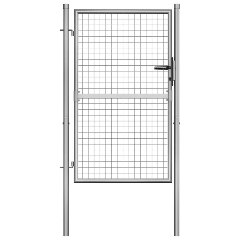 Absalom Silver Metal Gate, 105cm W x 175cm H