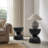 Solid Pine Wood End Table-1605523563