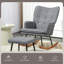 Avienda Solid Wood Rocking Chair