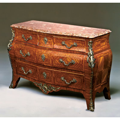 Bombay 53" Wide 5 Drawer Sideboard