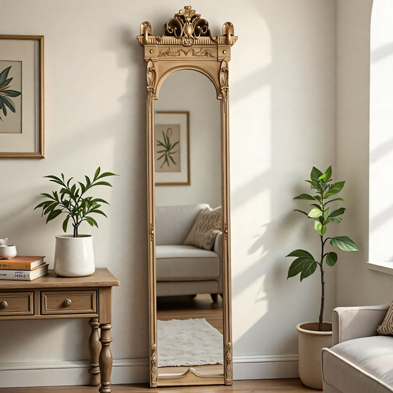 Miroir pleine grandeur à fixation murale American, 70,87 po x 27,56 po