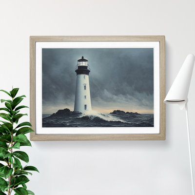 Masterful Lighthouse - Single Picture Frame Print