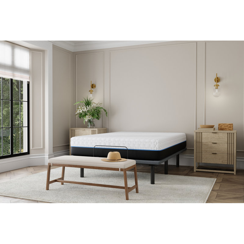 Matelas en mousse viscoélastique 12 "Copper Lux, 12'', Grand lit