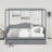 Tyair Canopy Storage Bed