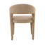 Ensemble de 2 chaises d'appoint brun clair Lidi Lidi