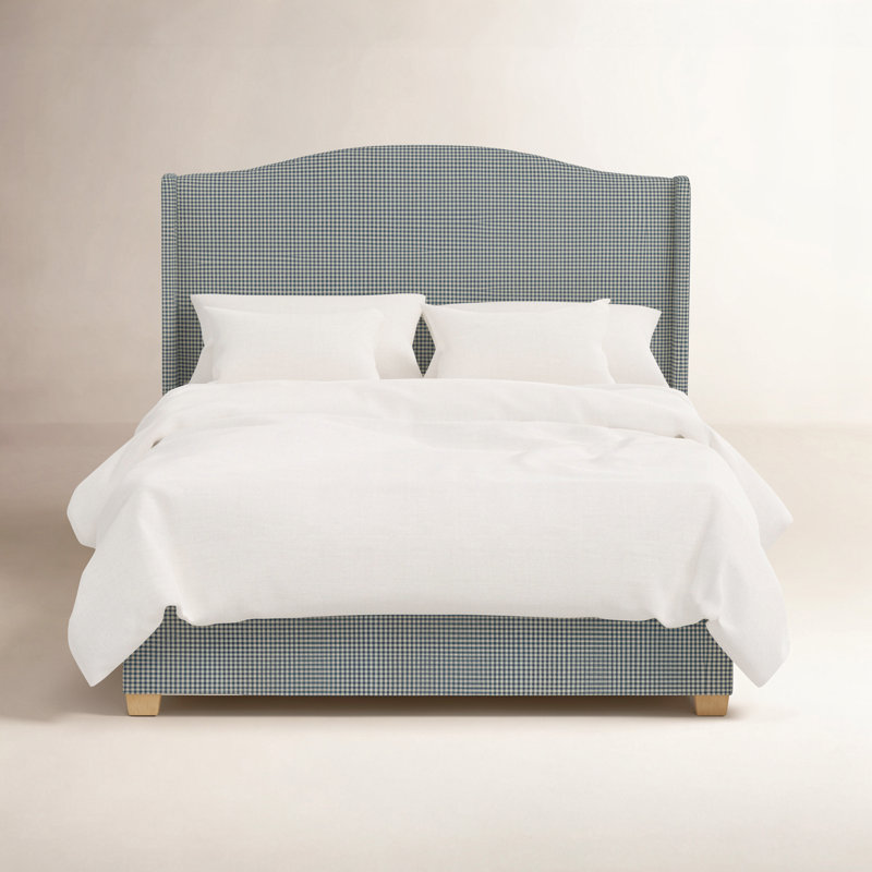 Julia Platform Bed, California King, Denim