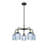 Ballston - Trig - 5 Light 23" Stem Hung Chandelier-1831308919-1831308921