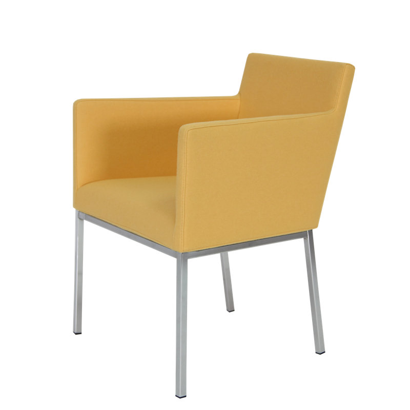 Harput 17.5 H Dining Chair, Amber Wool