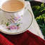 Rabia 45-piece Porcelain Dinnerware Set, embossed floral (service for 8)