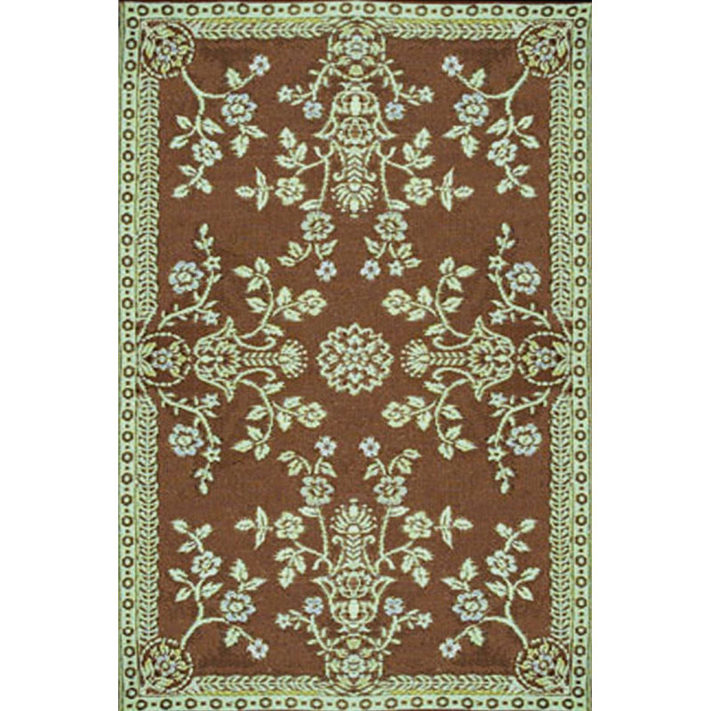 Oriental Indoor / Outdoor Rug, Rectangle 4' x 6'