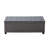 Storage Ottoman Bench, Button-Tufted End of Bed Bench with Side Bags, Flip-up Upholstered Storage Chest with Metal Frame, Linen Bed Ottoman for Living Room, Bedroom, Entryway, Office, Grey-652482776