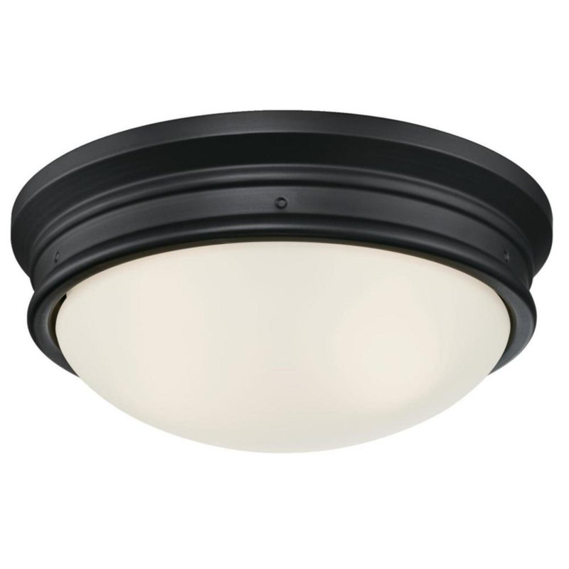 Hess Glass Flush Mount