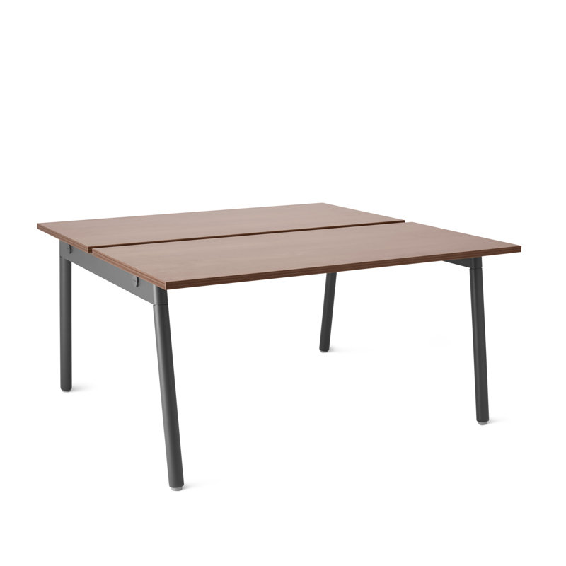 Bureau double Series A, H 29 po x l 56 po x P 57 po, Blanc