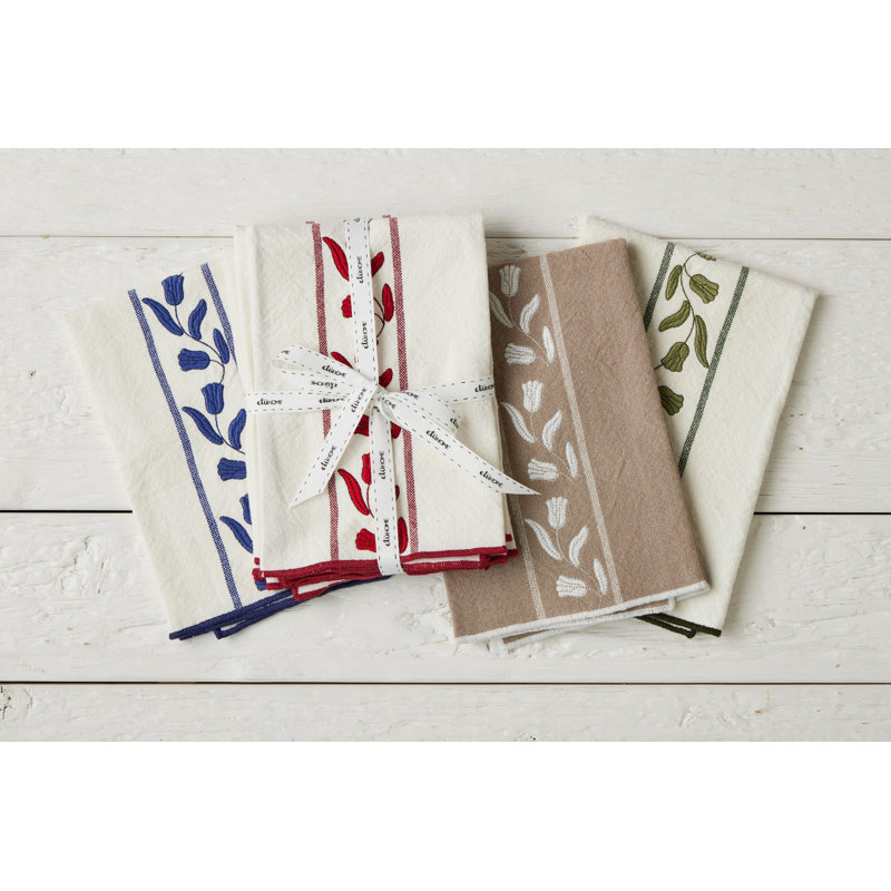 Dinner Napkins Tulip, White