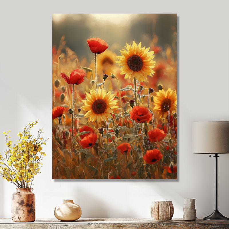 Gorgias - décoration murale florale, H 20 po x l 12 po, Toile tendue, Ne s’applique pas