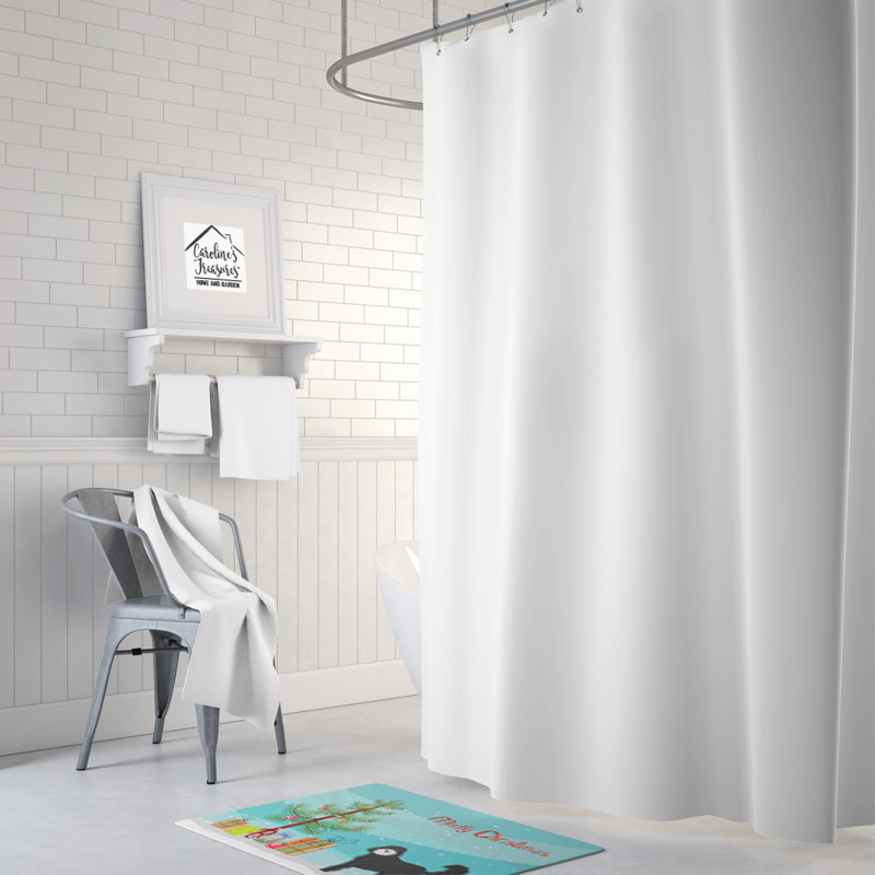 Tapis pour salle de bain chinois, Cockapoo noir