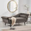 Chaise longue moderne rembourrée avec accoudoirs à volutes Calix-1180853224