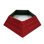 Hand Beaded Adjustable Christmas Tree Collar - Red Sequins