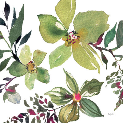 Hellebore Ya Doing II by Kristy Rice - Wrapped Canvas Painting