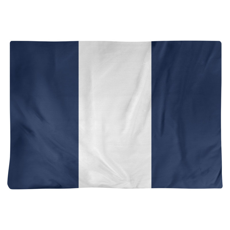 Récapitulatif en coton 18 po atlanta baseball, Bleu marine / blanc