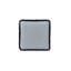 Coussin carré Yasmin en faux mohair bleu clair-129178453