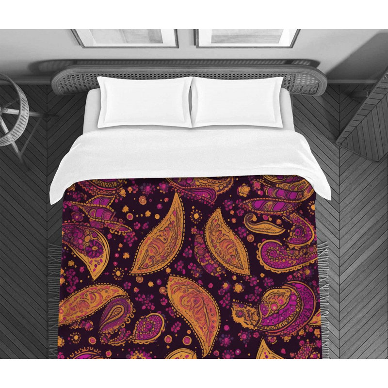 Polyester Paisley Comforter, King Comforter