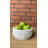 Serrated White Marble Small Bowl