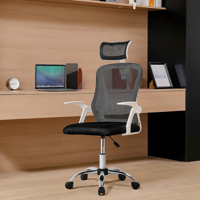 Nestori Swivel Office Chair with Headrest