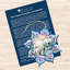 Ensemble de 3 ornements en forme de flocons de neige en forme d'ours par G Debrekht